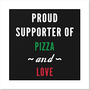 Pizza And Love Posters and Art